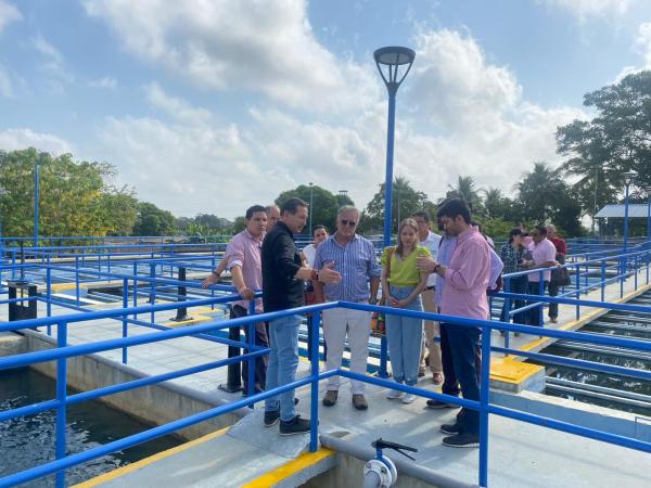 La Superintendencia de Servicios Públicos Domiciliarios realizó visita técnica a la Planta de Tratamiento de la empresa Aqualia en Cereté